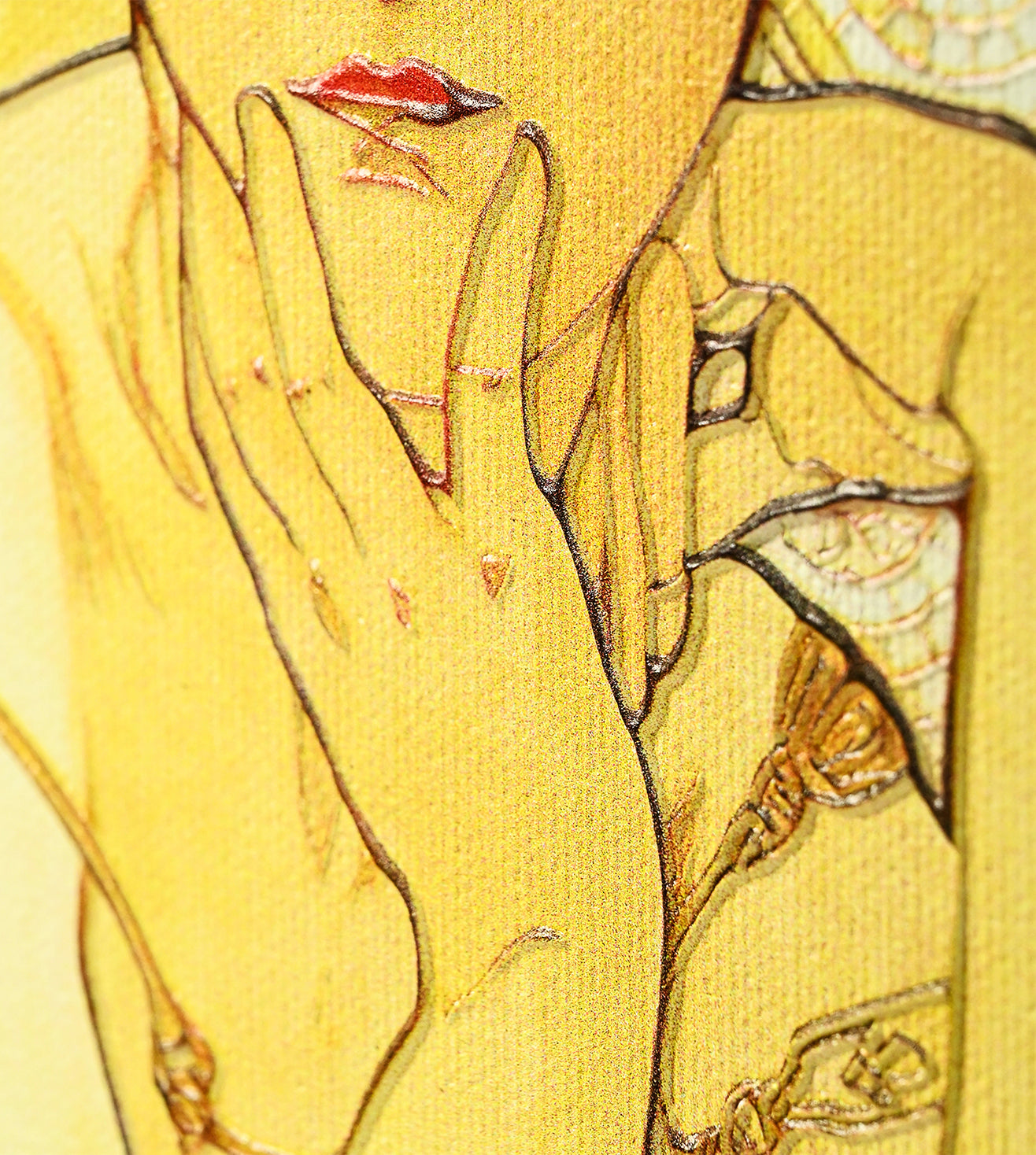 The Precious Stones: Topaz by Alphonse Mucha