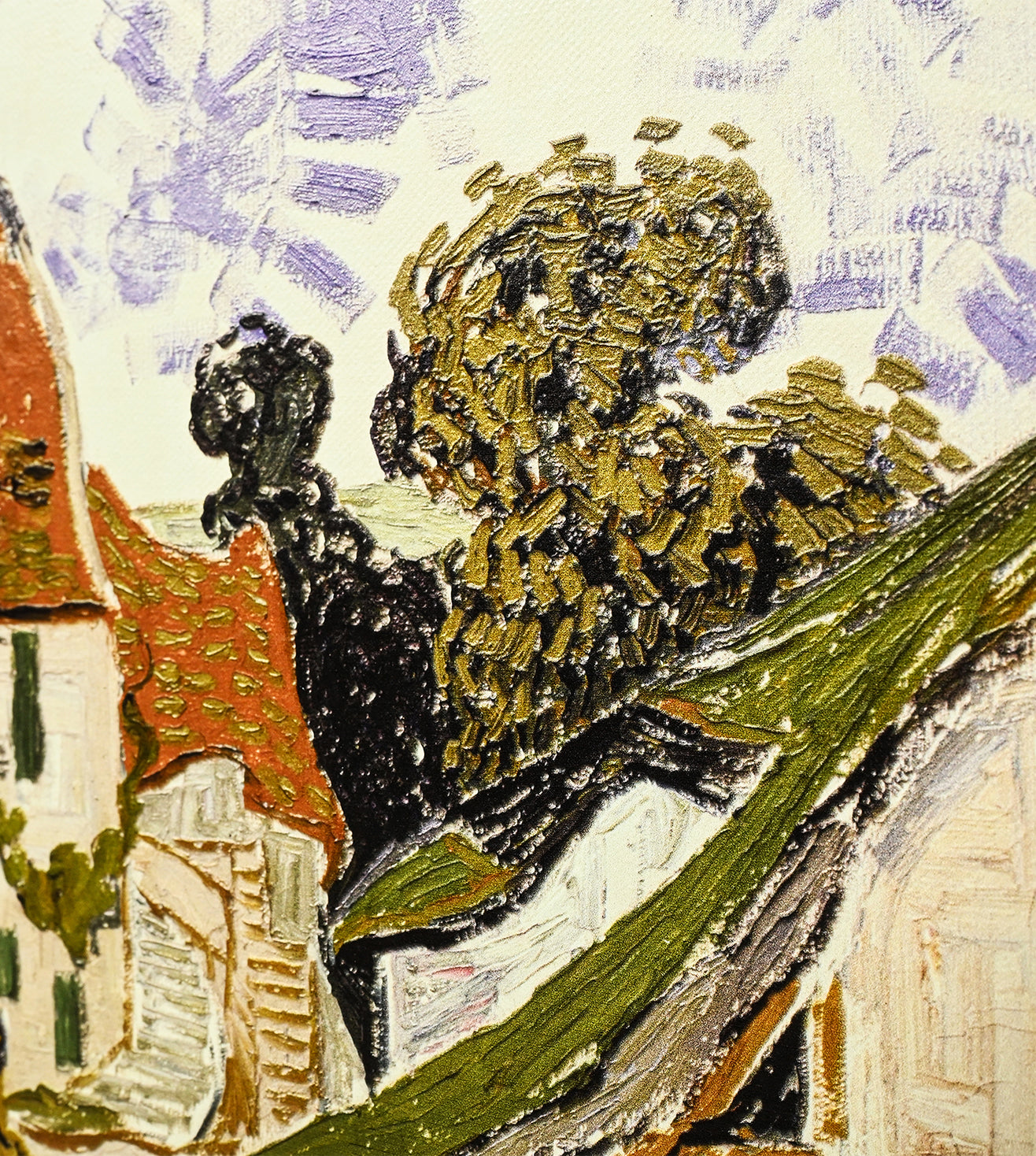 Street In Auvers Sur Oise by Vincent Van Gogh