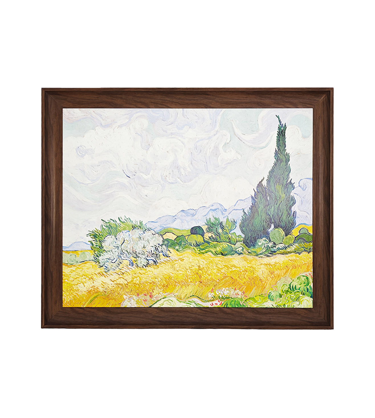 A Wheatfield with Cypresses by Vincent Van Gogh