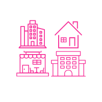 Hotels, offices, staging, cafés, education-consistent décor at scale.