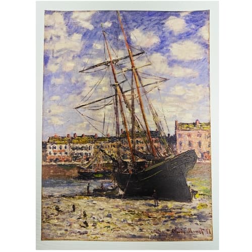 Boat Lying at Low Tide - 1