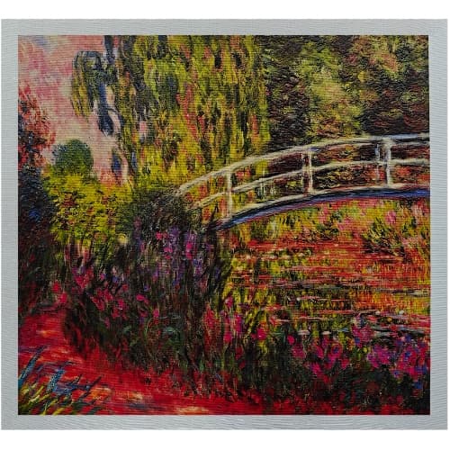 Bridge Over A Pond of Water Lilies The Japanese Footbridge - 1