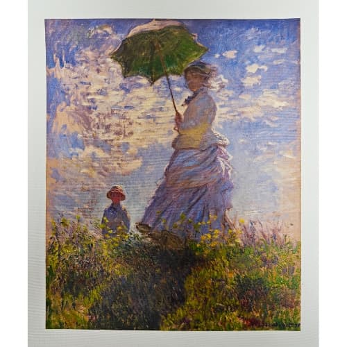 Woman With A Parasol Madam Monet And Her Son - 1