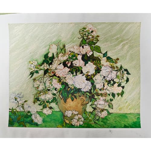 Still Life: Vase with Pink Roses - 1