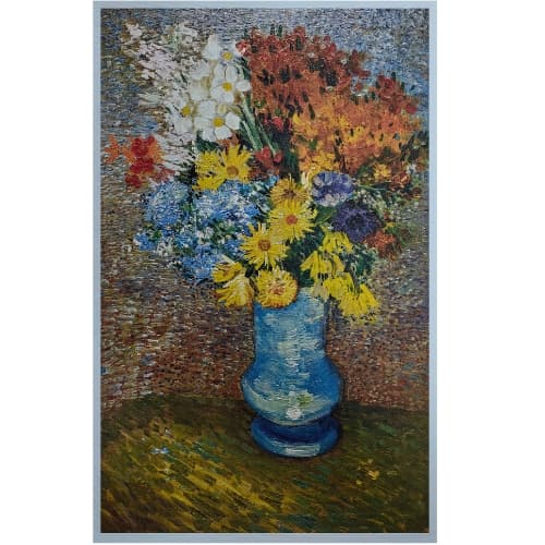 Vase with daisies and anemones - 1