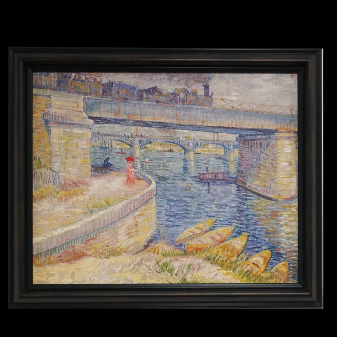 Bridges Across The Seine At Asnieres - 1