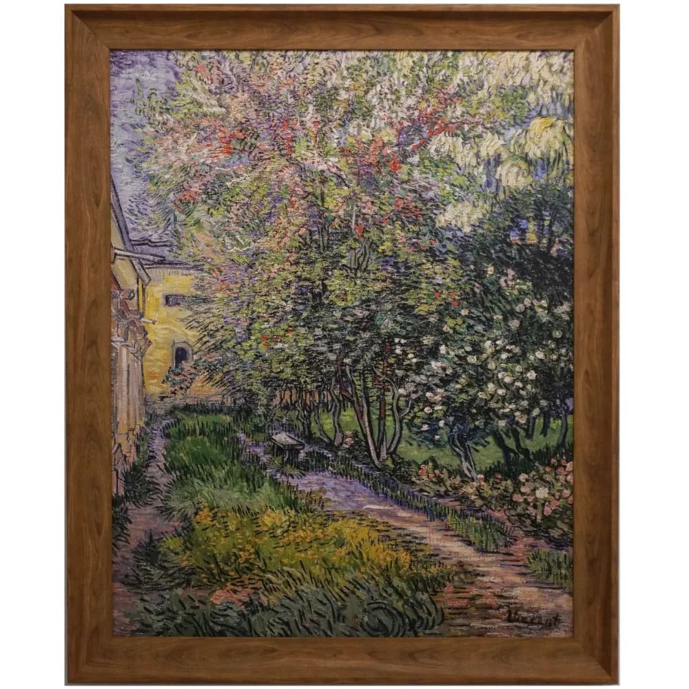 The Garden At The Asylum At Saint-rémy - 1