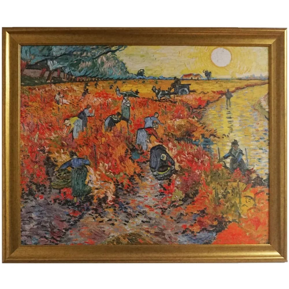 The Red Vineyard (Red Vineyard at Arles, Montmajour) - 1