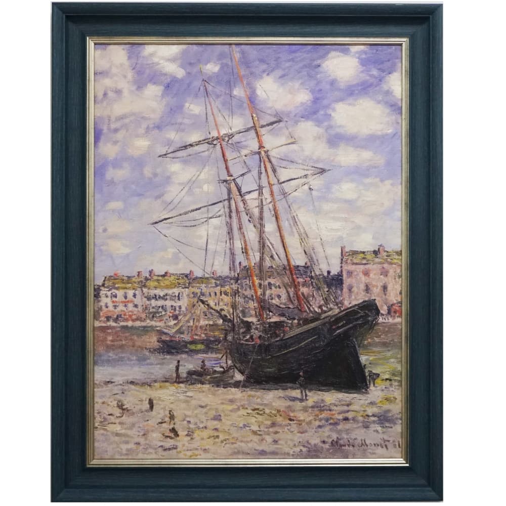 Bateau Couche A Maree Basse - 1