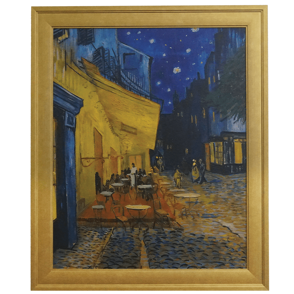 Terrace of a Café at Night