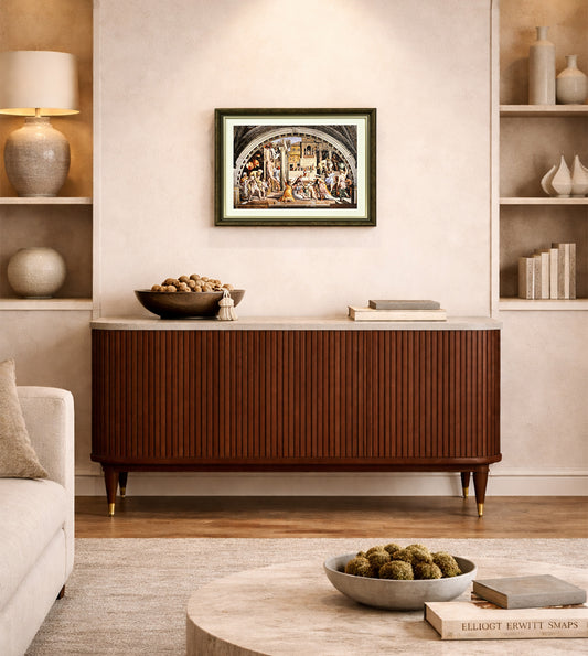 The Fire in the Borgo by Raphael