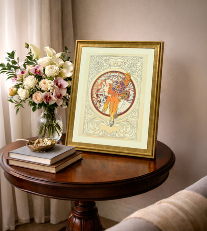 Byzantine Heads Blonde by Alphonse Mucha