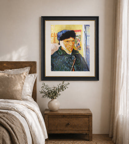Self Portrait with Bandaged ear by Vincent Van Gogh