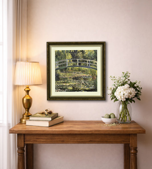 The Water lily Pond by Claude Monet