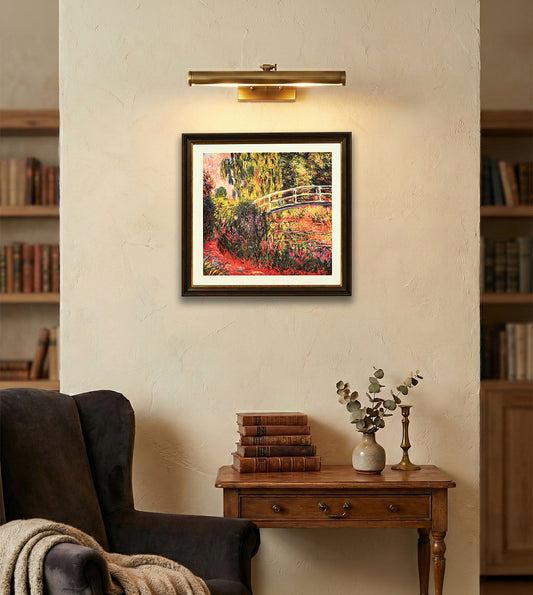 Bridge Over A Pond of Water Lilies The Japanese Footbridge by Claude Monet