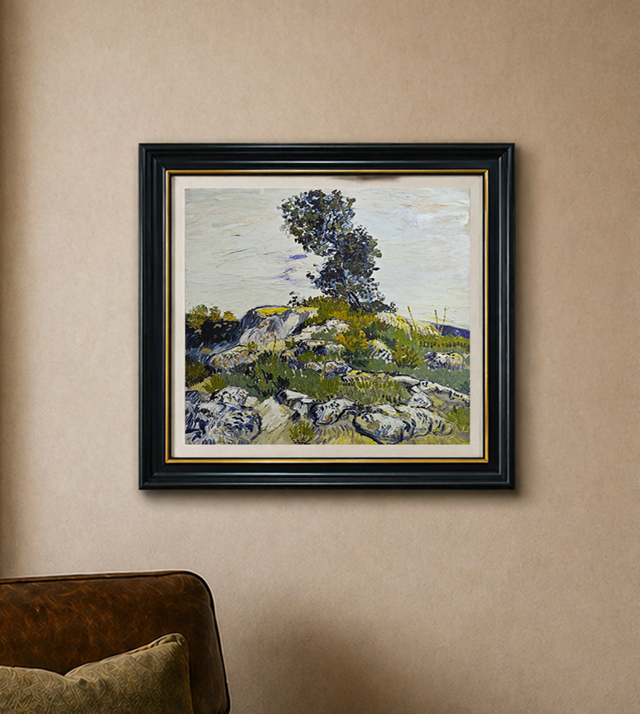 The Rocks by Vincent Van Gogh