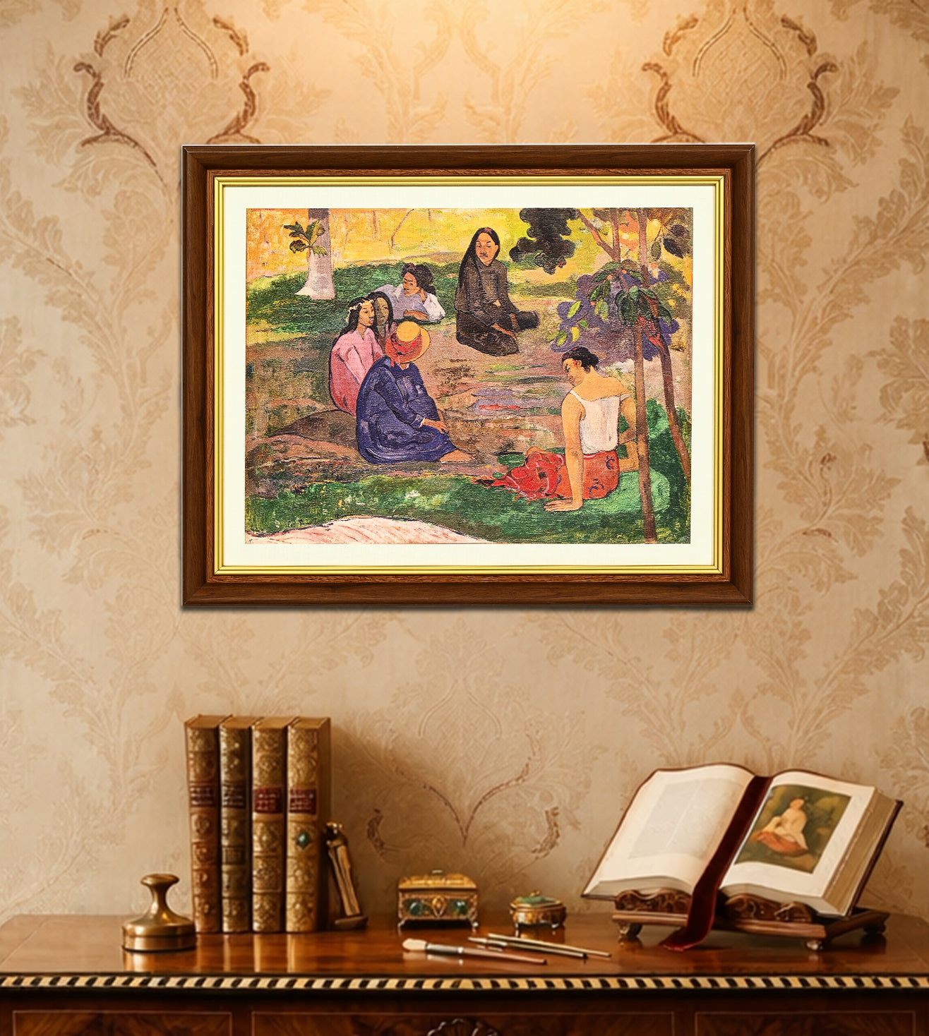 Conversation by Paul Gauguin