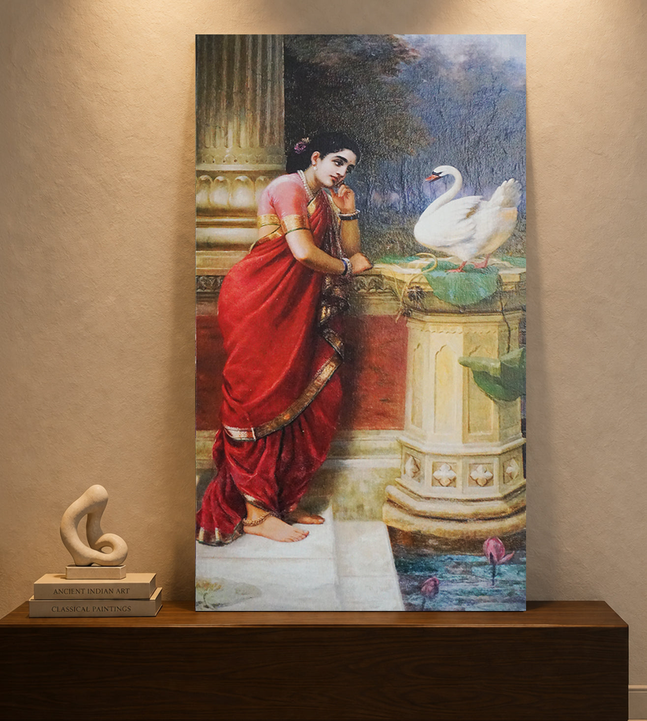 Hamsa Damayanti by Raja Ravi Varma