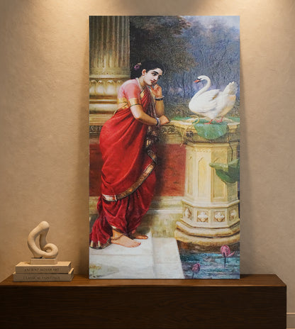 Hamsa Damayanti by Raja Ravi Varma