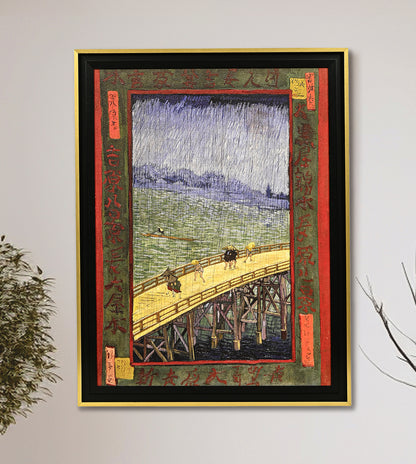 Bridge In The Rain by Vincent Van Gogh