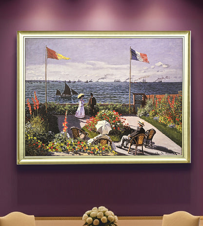 Garden At Saint Adresse by Claude Monet