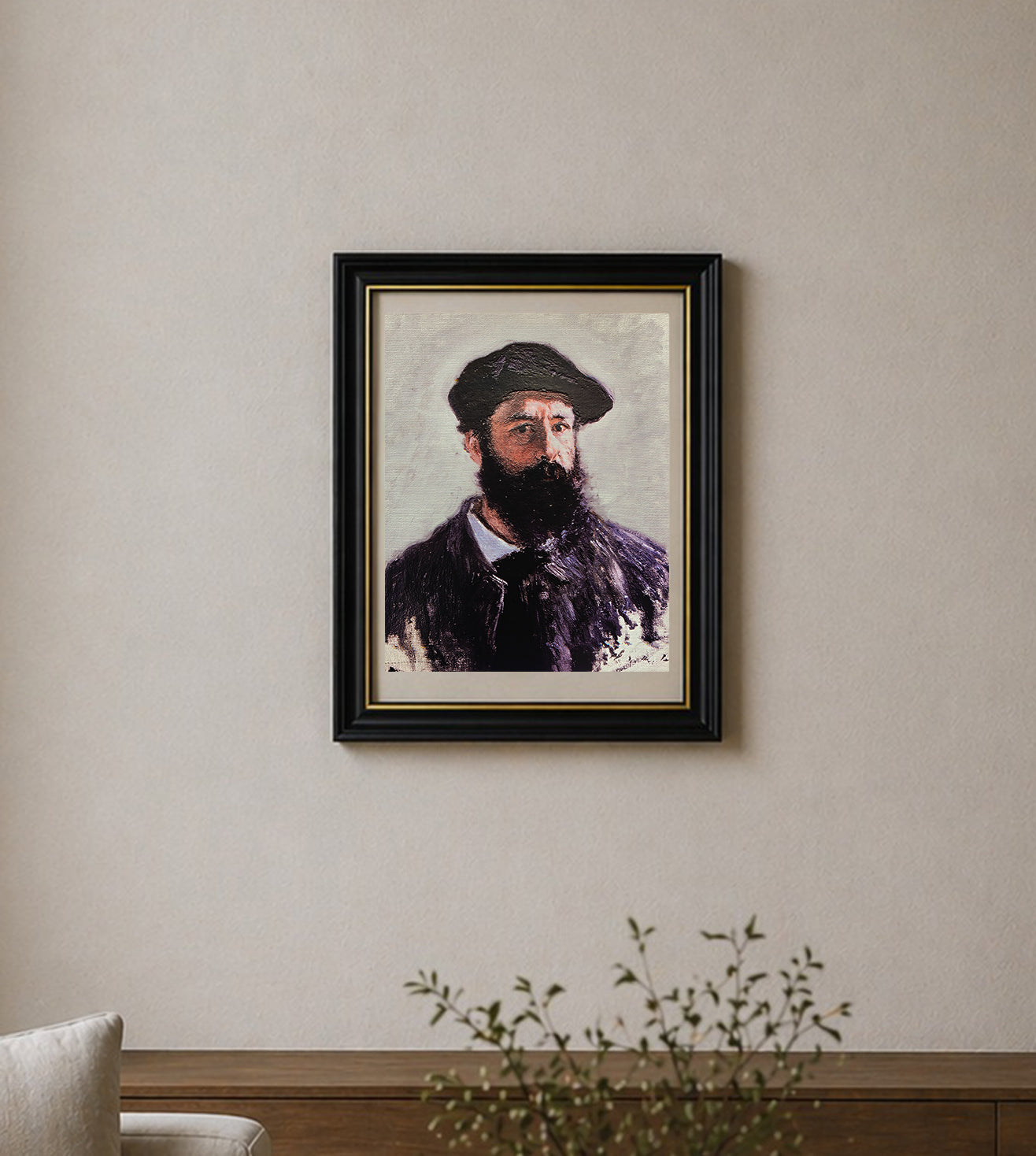 Self Potrait by Claude Monet