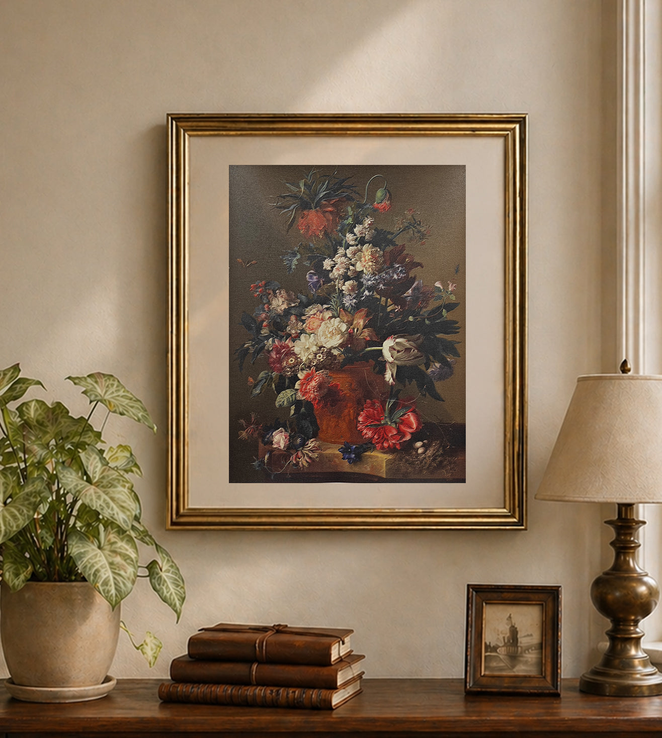 Vase of Flowers by Jav Van Huysum