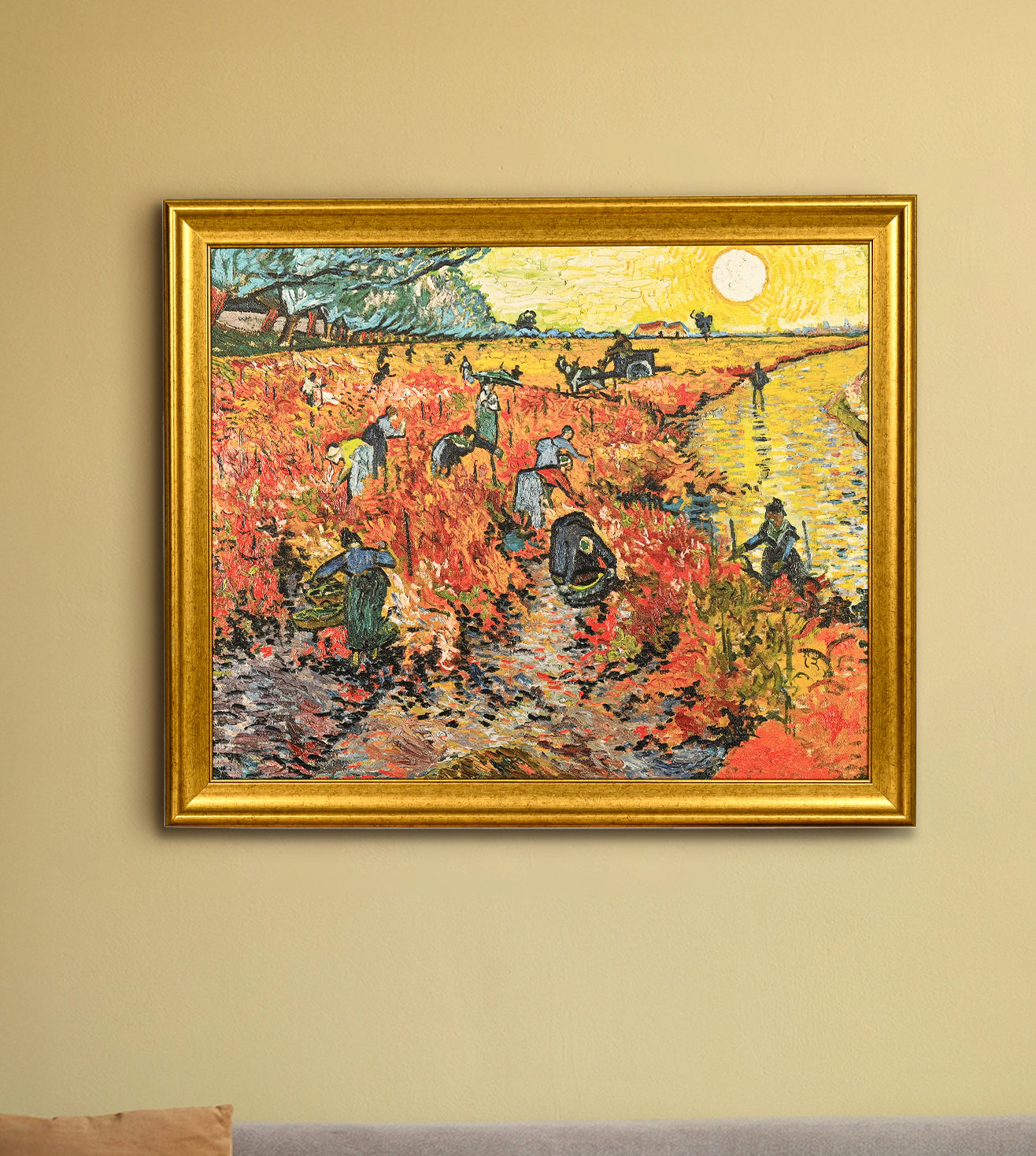 The Red Vineyard At Arles by Vincent Van Gogh