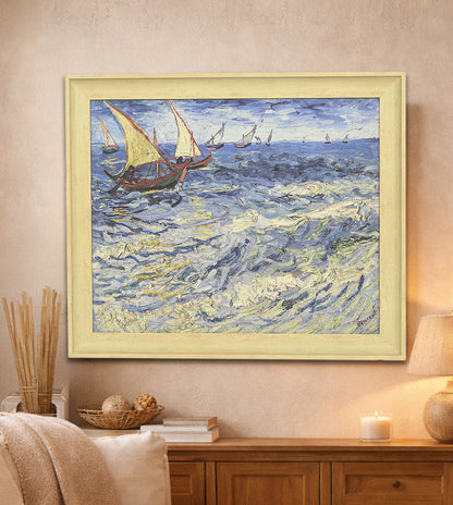 Seascape at Saintes-Maries by Vincent Van Gogh