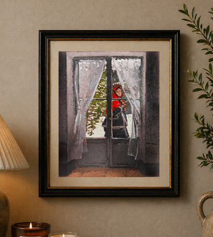 The Red Kerchief by Claude Monet