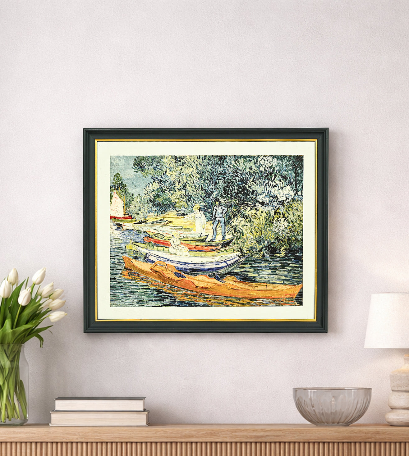 Bank of the Oise at Auvers by Vincent van Gogh