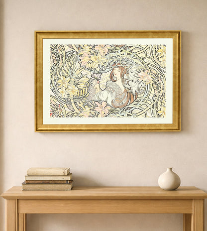 Language of Flowers by Alphonse Mucha
