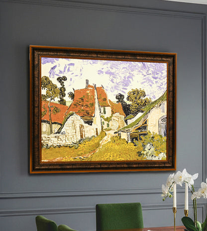 Street In Auvers Sur Oise by Vincent Van Gogh