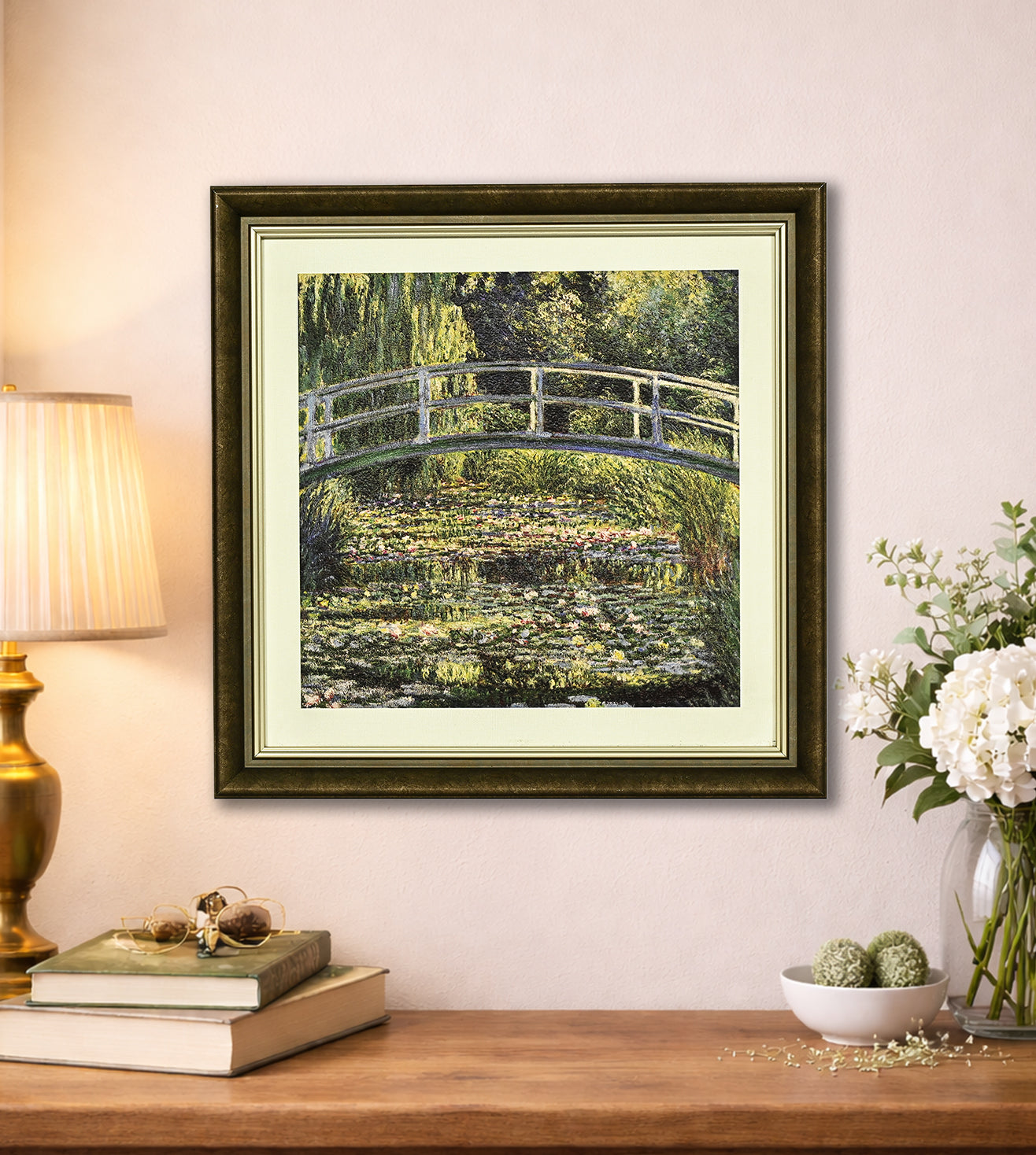 The Water lily Pond by Claude Monet