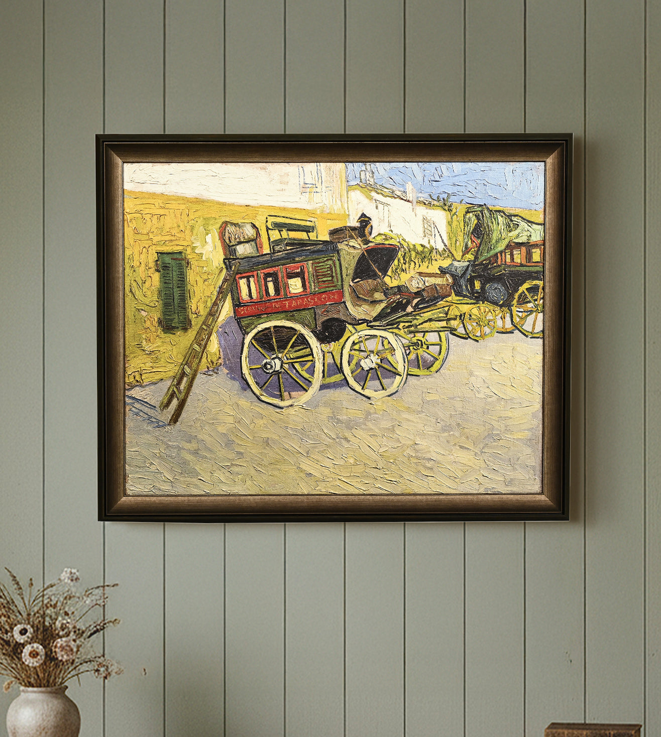 Tarascon Stagecoach by Vincent Van Gogh