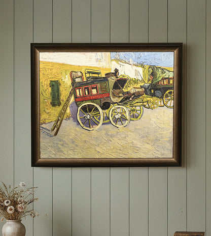 Tarascon Stagecoach by Vincent Van Gogh
