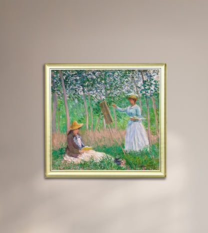 In The Woods At Giverny by Claude Monet