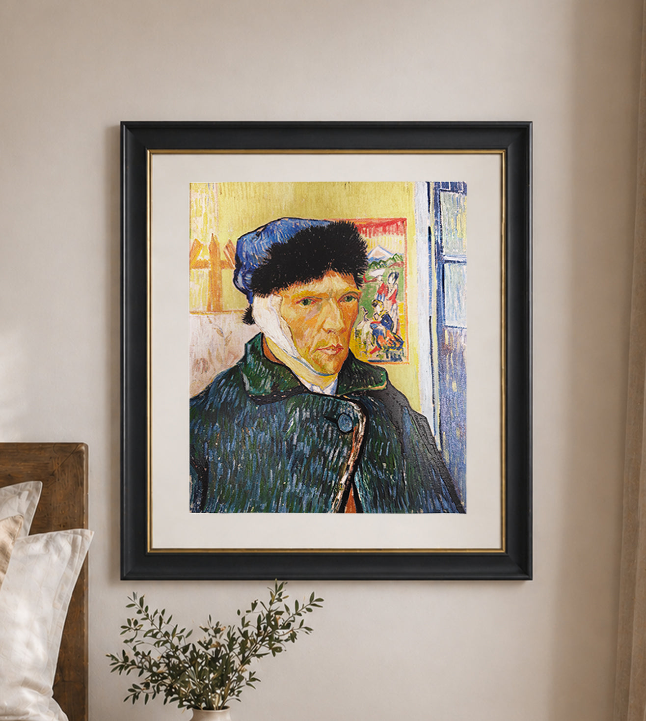 Self Portrait with Bandaged ear by Vincent Van Gogh