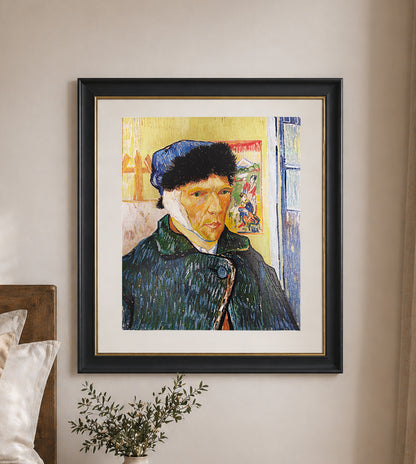 Self Portrait with Bandaged ear by Vincent Van Gogh