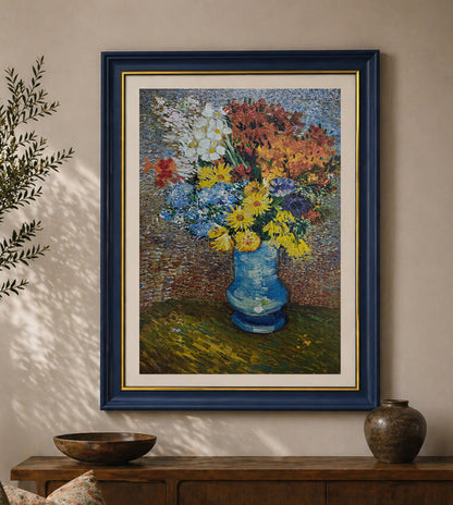 Vase with daisies and anemones by Vincent Van Gogh