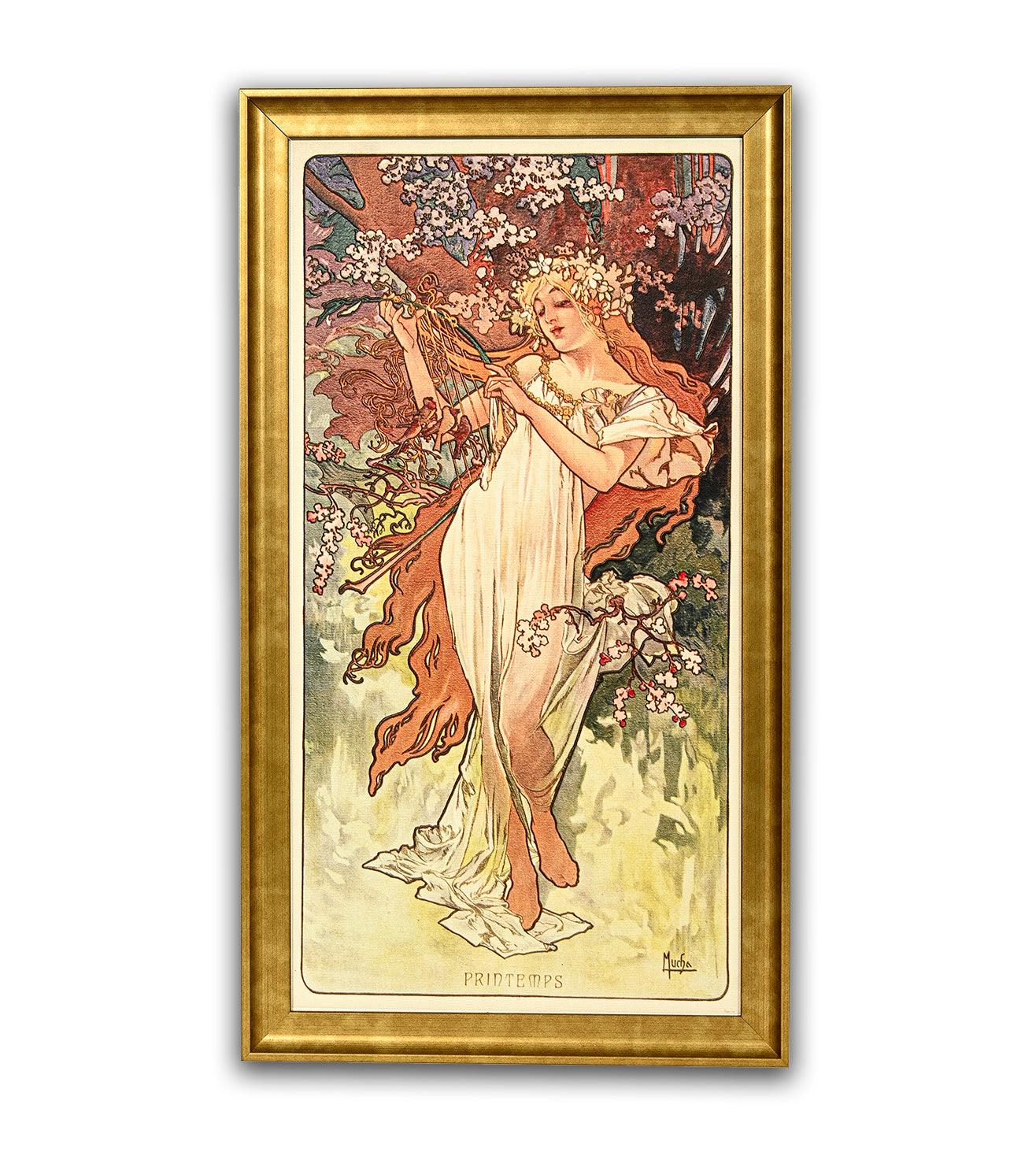 Les Saisons - Spring by Alphonse Mucha