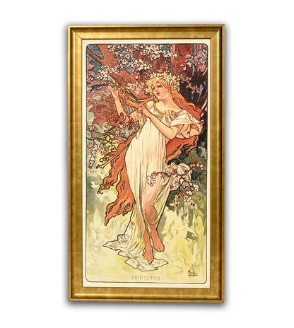 Les Saisons - Spring by Alphonse Mucha