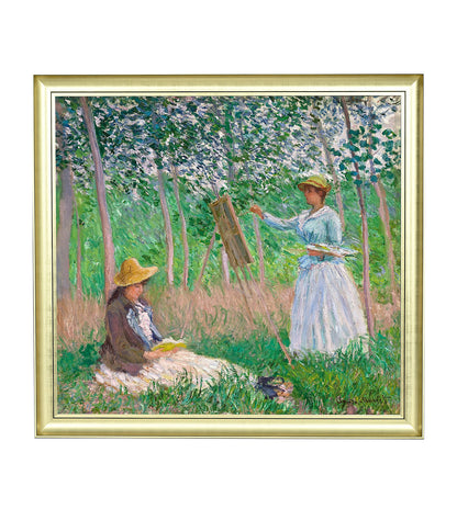 In The Woods At Giverny by Claude Monet