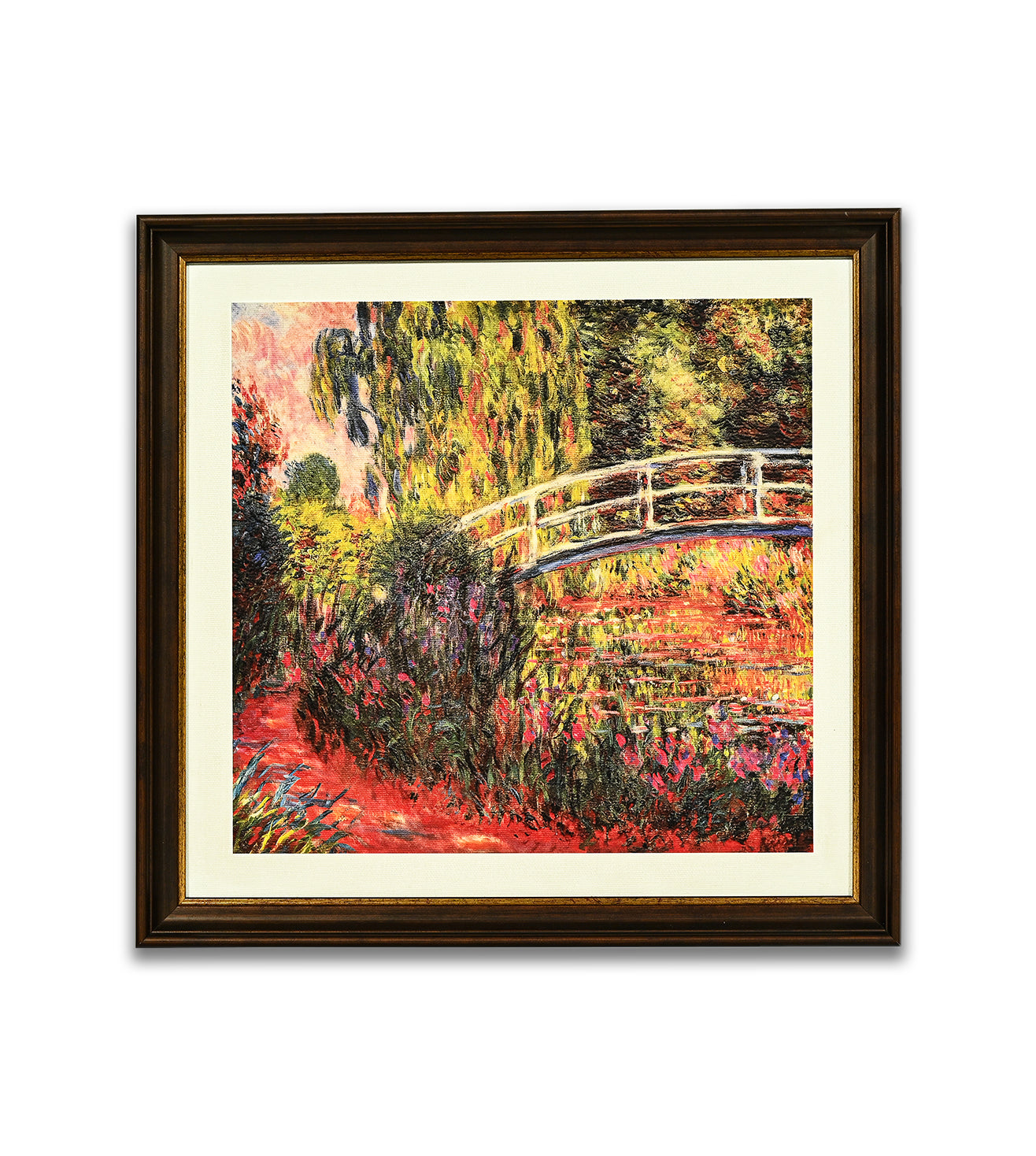 Bridge Over A Pond of Water Lilies The Japanese Footbridge by Claude Monet