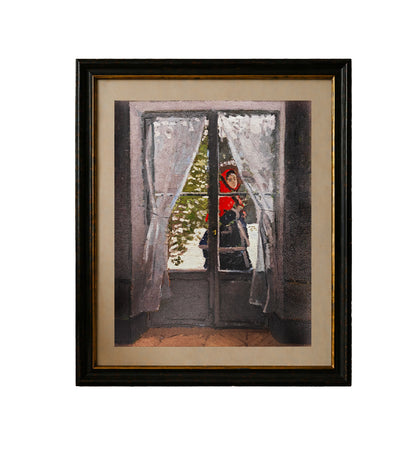 The Red Kerchief by Claude Monet
