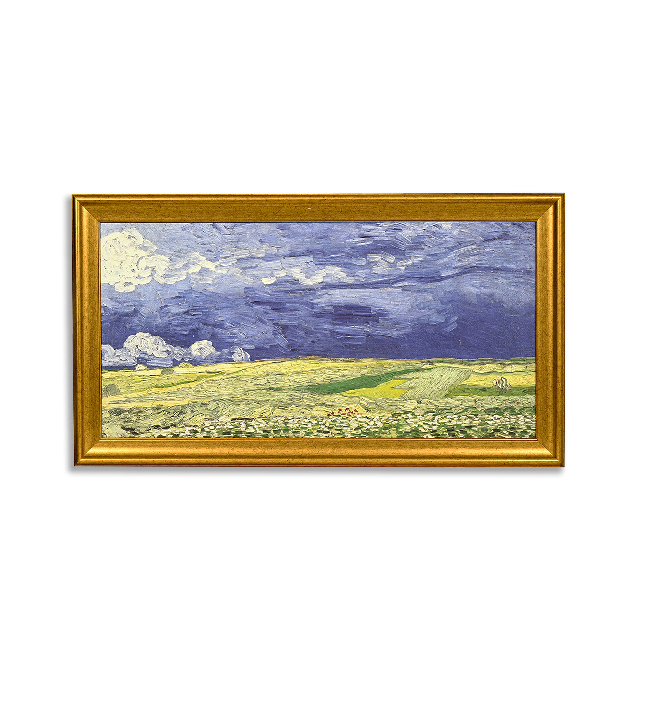 Wheatfield Under Thunderclouds by Vincent Van Gogh