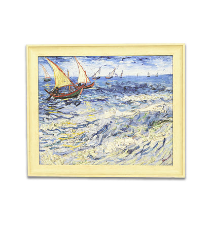 Seascape at Saintes-Maries by Vincent Van Gogh