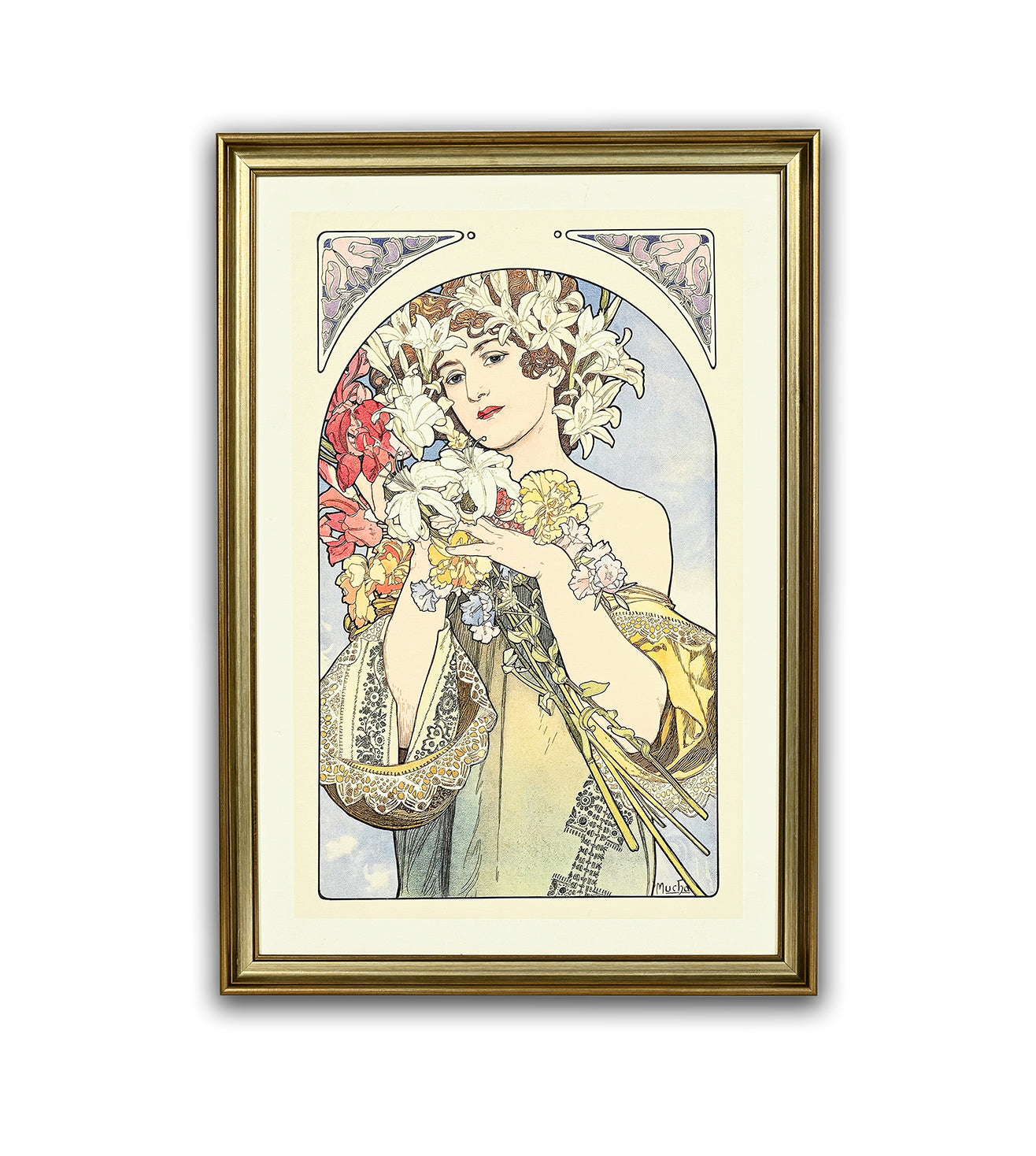 Flower by Alphonse Mucha