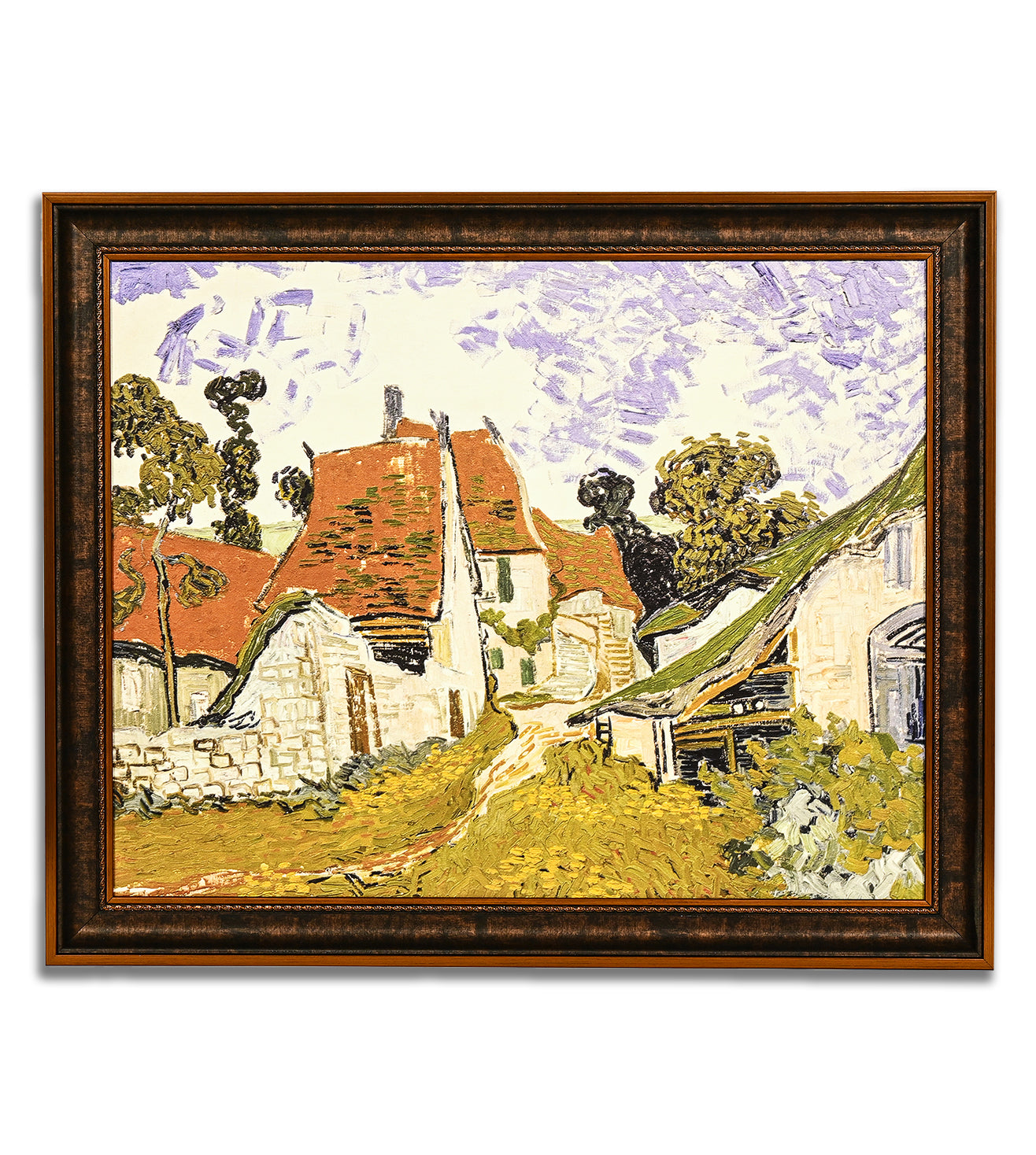 Street In Auvers Sur Oise by Vincent Van Gogh