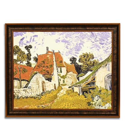 Street In Auvers Sur Oise by Vincent Van Gogh